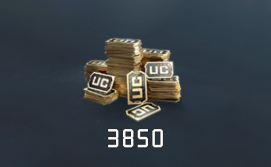 3850 UC(国际服)id直充无需账密 绝地求生手游 刺激战场PUBG MOBILE